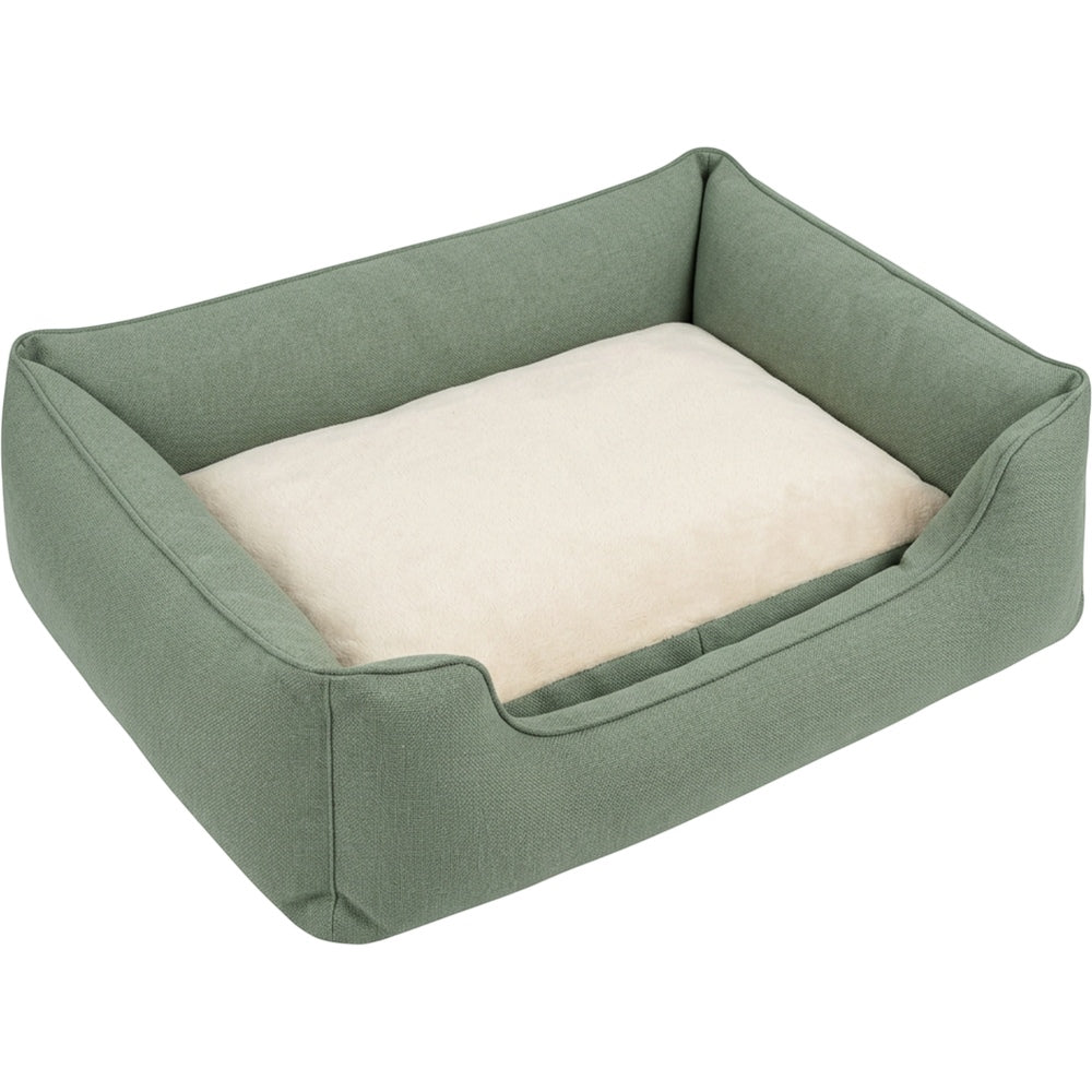 Rostl Large Three-Sided Bolster Dog Bed 105 x 75 cm Sage - Product view